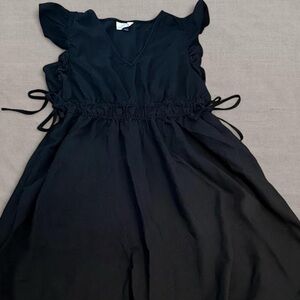 Universal Thread Black Ruffle Dress